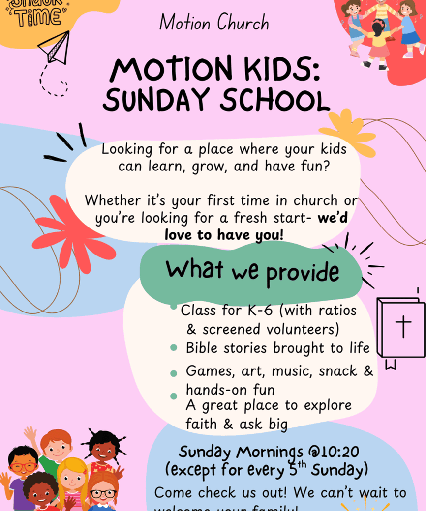 Motion kids poster